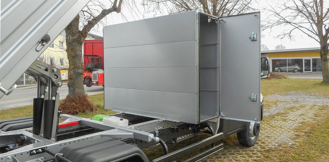 Kipperaufbau von ZeBu Fahrzeugbau Kipperaufbau von ZeBu Fahrzeugbau